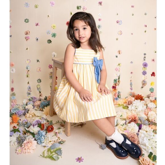 CARMEN VAZQUEZ | Yellow | STRIPED DRESS - Picture 12 of 12